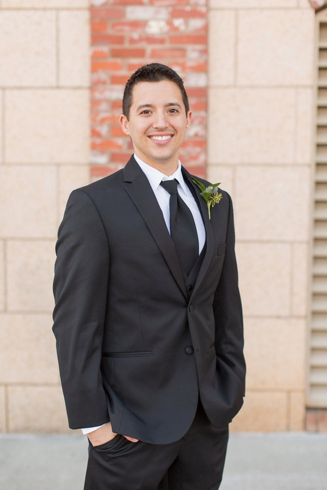 Groom's attire. Modern Urban Wedding at Old Cigar Warehouse / Ryan and Alyssa Photography