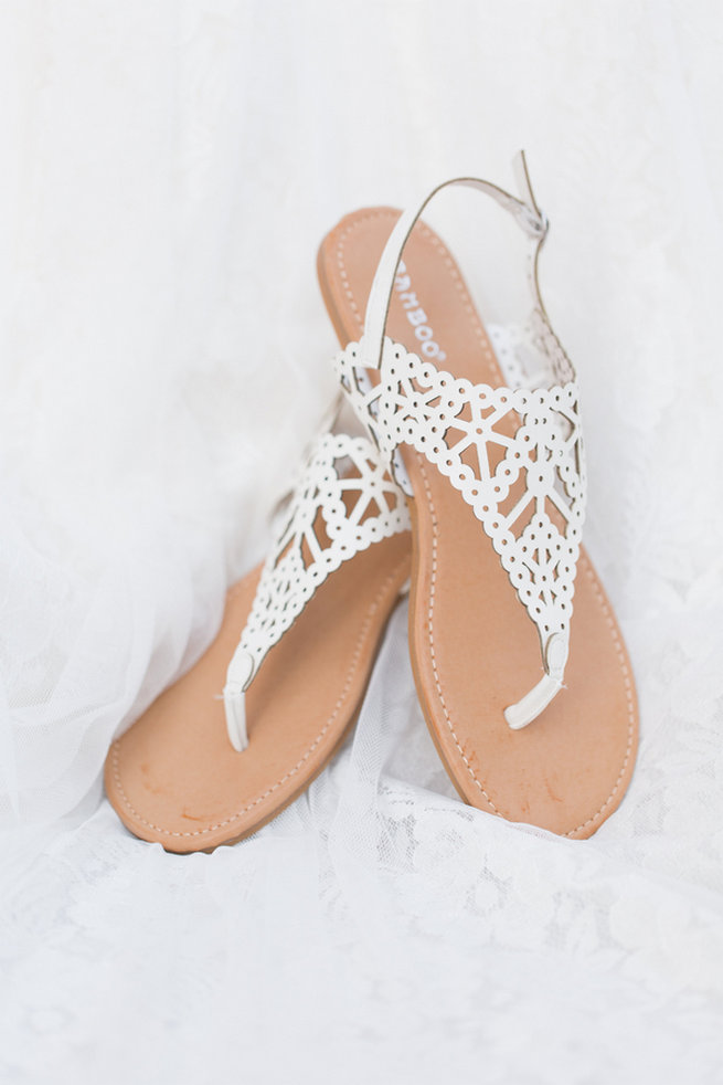 Flat white wedding shoes. Modern Urban Wedding at Old Cigar Warehouse / Ryan and Alyssa Photography