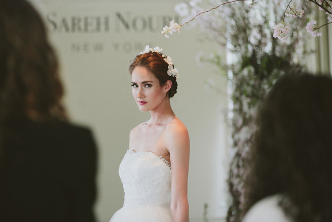 Sareh Nouri Spring 2016 Bridal market and exclusive designer interview - Syed Photography