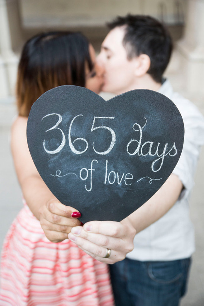 365 Days of Love Sign! Wedding Anniversary Photo Ideas by Peterson Photography 