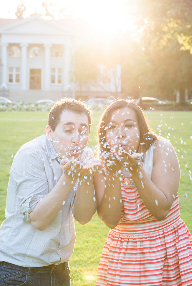 Glitter kiss! Wedding Anniversary Photo Ideas by Peterson Photography 