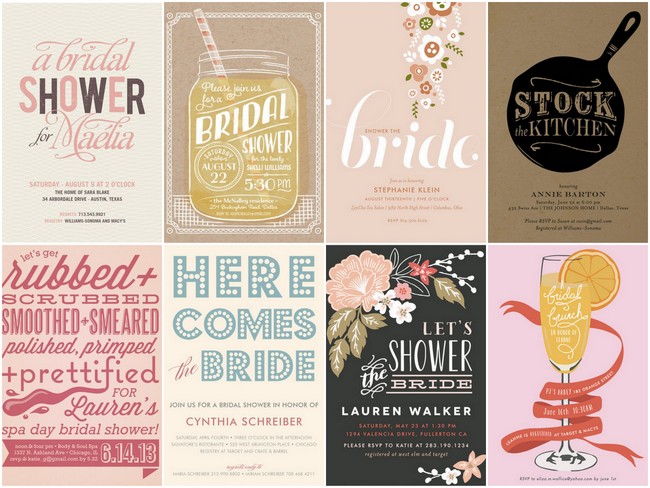 Bridal Shower Invitation Ideas