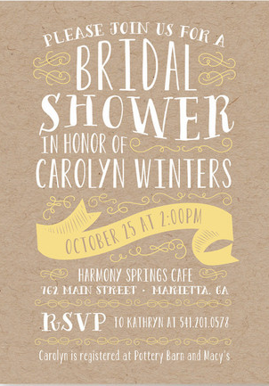 23 Bridal Shower Invitation Ideas that you're going to love!