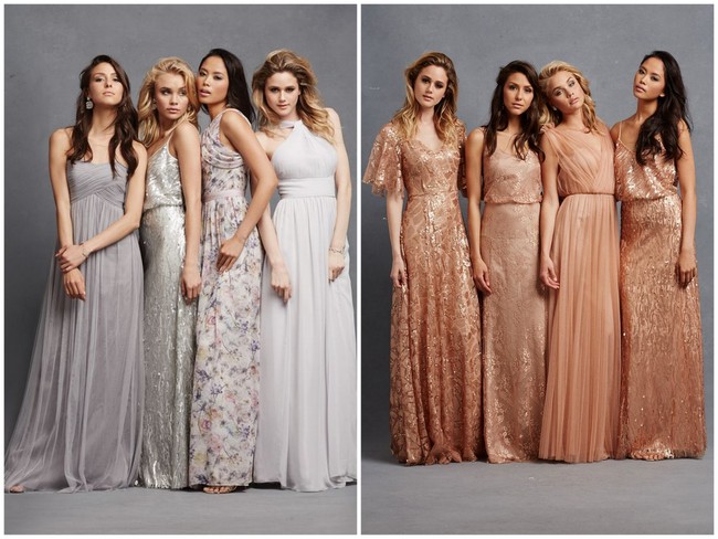 long boho bridesmaid dresses