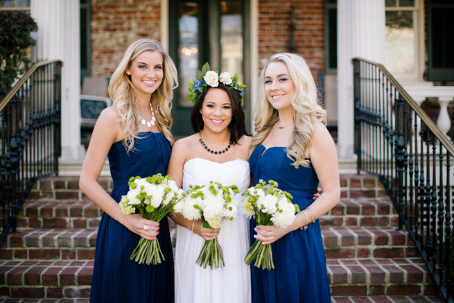 Simple Gold Navy Garden Wedding - Brandilynn Aines Photography