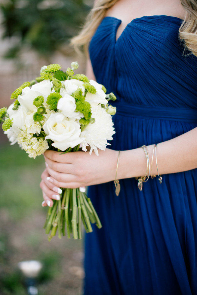 Simple Gold Navy Garden Wedding - Brandilynn Aines Photography