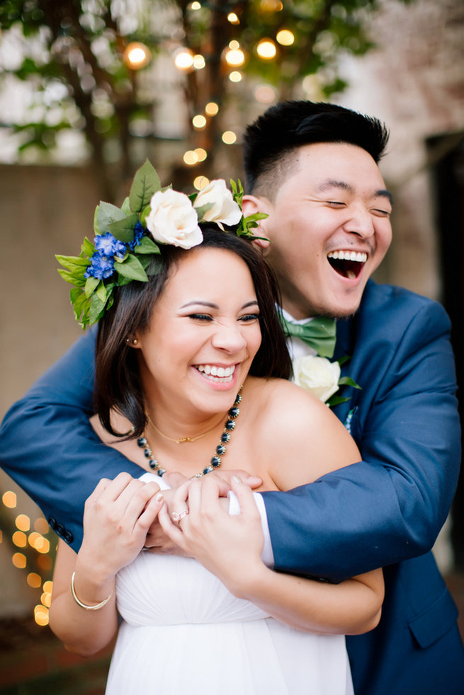 Simple Gold Navy Garden Wedding - Brandilynn Aines Photography