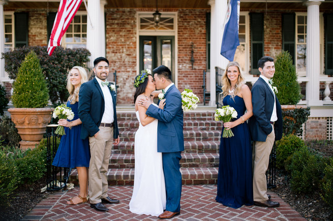 Simple Gold Navy Garden Wedding - Brandilynn Aines Photography