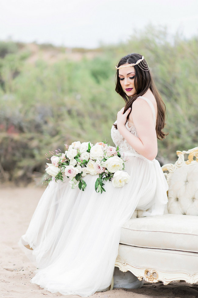 Etheral Bride in Watters Penelope Wedding Dress - Jessica Q Photography