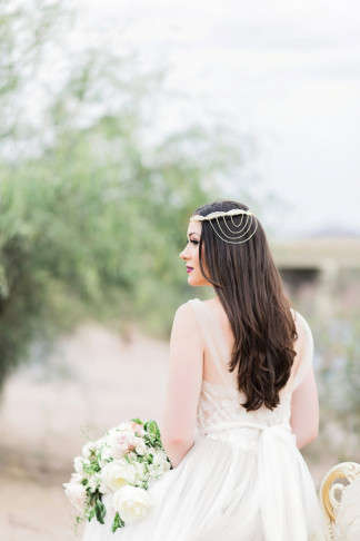 Etheral Bride in Watters Penelope Wedding Dress - Jessica Q Photography