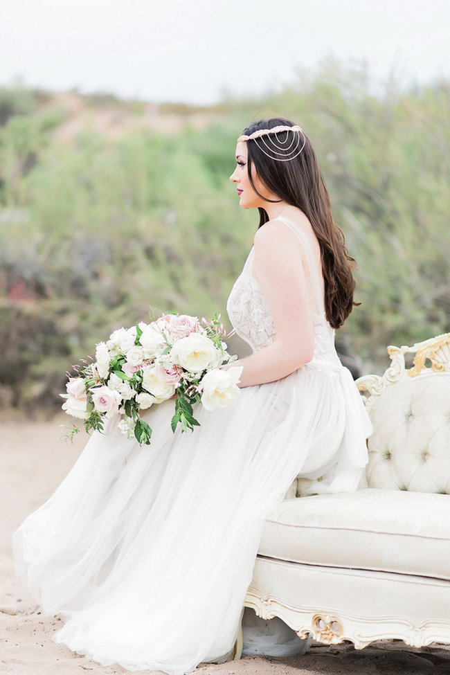 Etheral Bride in Watters Penelope Wedding Dress - Jessica Q Photography