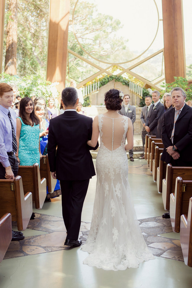 Romantic Wedding in at Wayfarers "Tree Chapel" set in a natural sanctuary in the midst of a forest / Figlewicz Photography