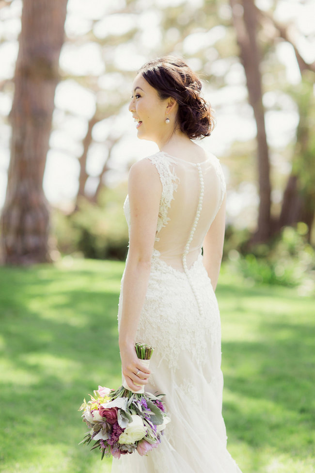 Romantic Purple, Ivory + Gray Wedding at La Venta Inn / Figlewicz Photography