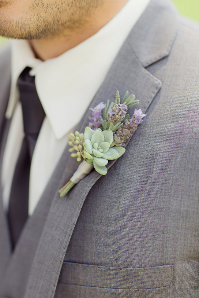 Romantic Purple, Ivory + Gray Wedding at La Venta Inn / Figlewicz Photography