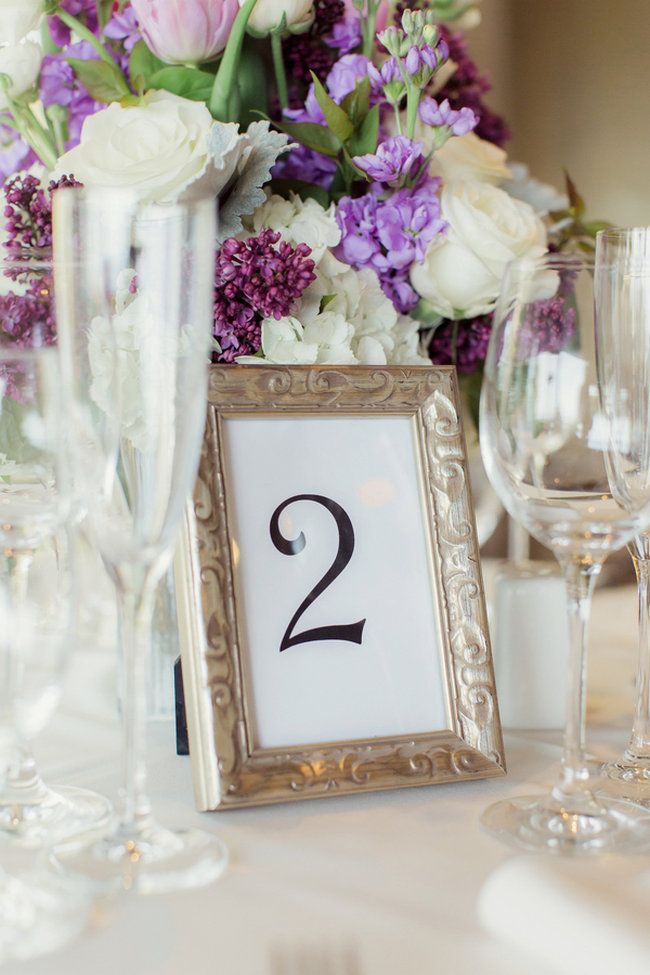 Romantic Purple, Ivory + Gray Wedding at La Venta Inn / Figlewicz Photography