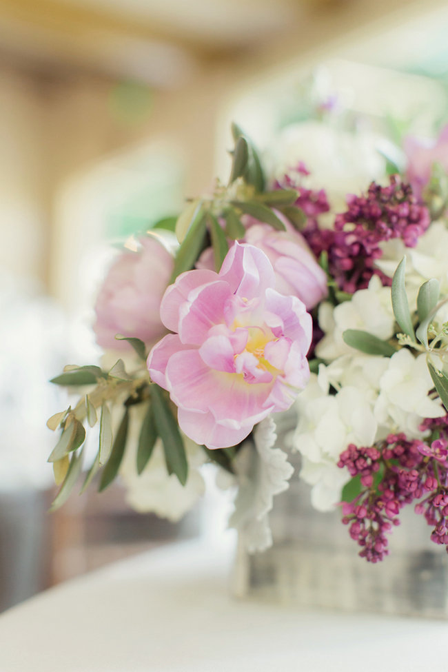 Romantic Purple, Ivory + Gray Wedding at La Venta Inn / Figlewicz Photography