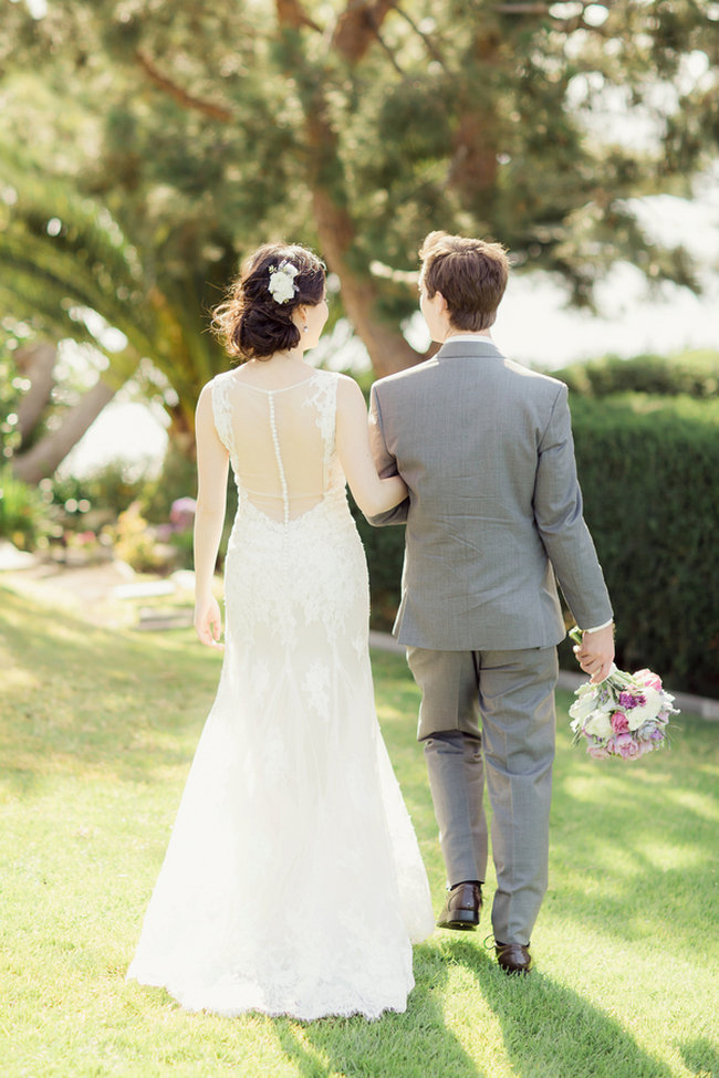 Romantic Purple, Ivory + Gray Wedding at La Venta Inn / Figlewicz Photography