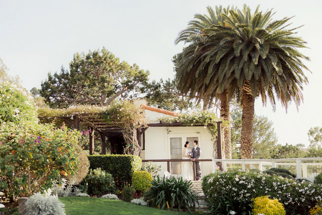 Romantic Purple, Ivory + Gray Wedding at La Venta Inn / Figlewicz Photography