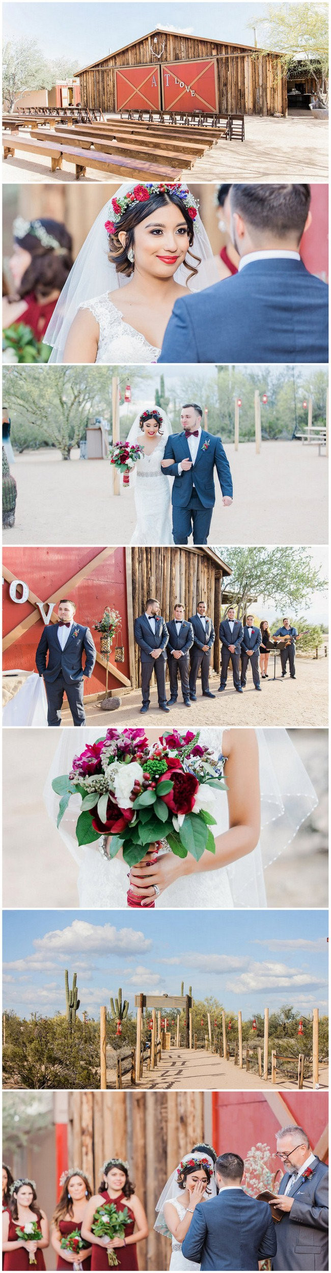 Bohemian Barn Wedding in the Desert - Jessica Q Photography