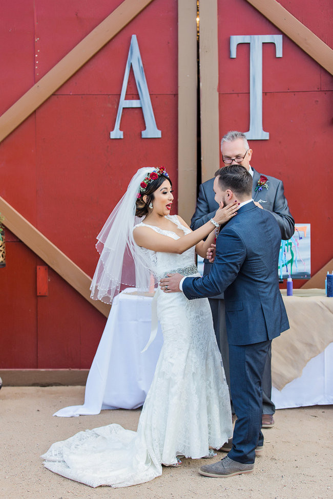 Bohemian Barn Wedding in the Desert - Jessica Q Photography