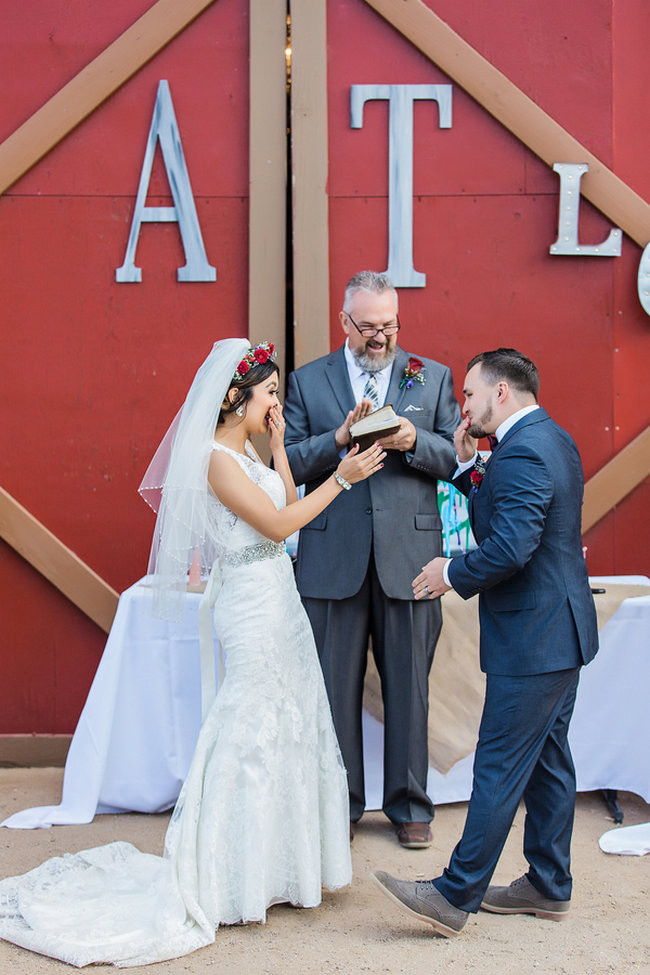 Bohemian Barn Wedding in the Desert - Jessica Q Photography