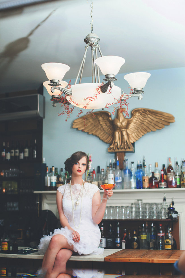 Speakeasy inspired wedding ideas // La Candella Wedding Photography