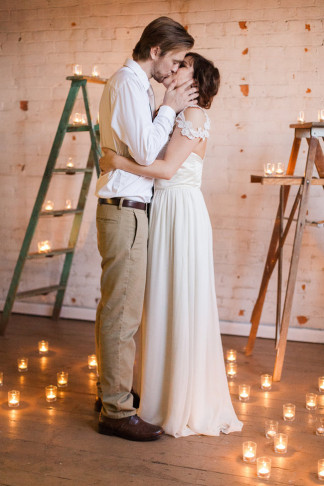 Industrial Bohemian Romance - Spencer Studios Photography