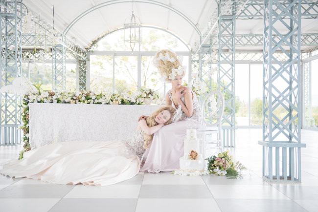 Rococo inspired Marie Antoinette Wedding Ideas - ST Photography 