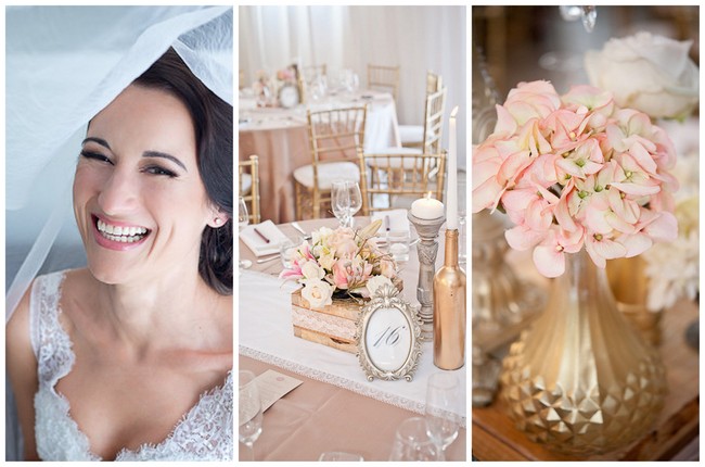 Gold and Pink Wedding - Kathryn van Eck Photography