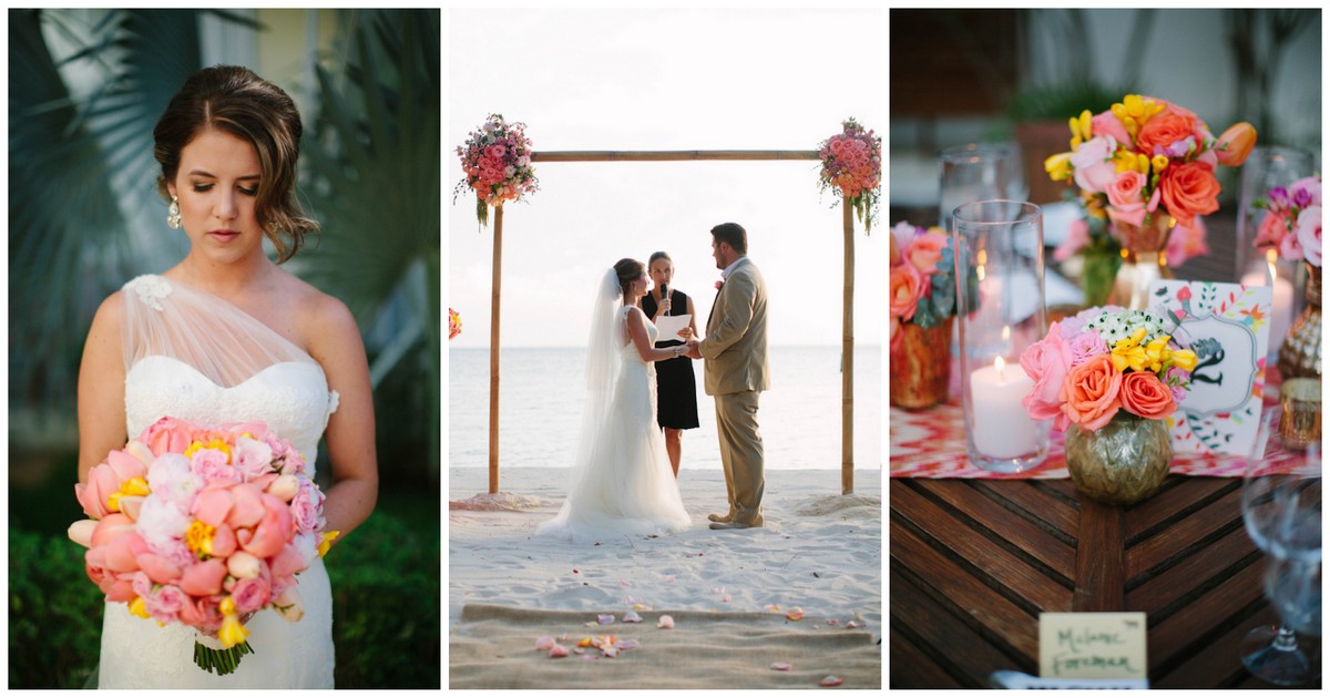 Colorful Isla Mujeres Destination Wedding - Jessica Arden Photography