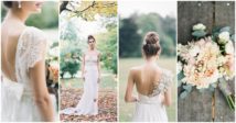 Chic Romantic Wedding Dress by Anna Campbell Gossamer Collection. Judy Pak Photography