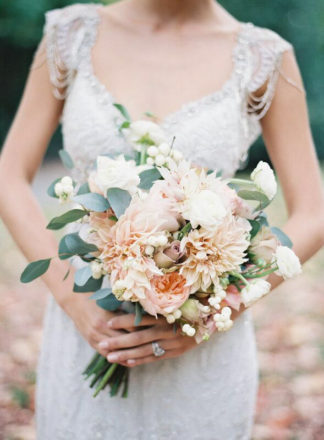 Chic Romantic Wedding Dress by Anna Campbell Gossamer Collection. Judy Pak Photography