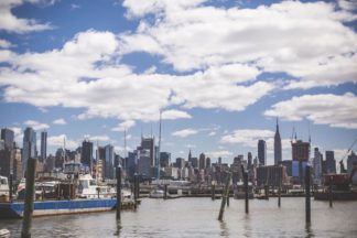 New York Harbor Yacht Cruise Wedding - Lauren Cowart Photography.