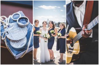 New York Harbor Yacht Cruise Wedding - Lauren Cowart Photography.