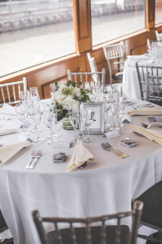 New York Harbor Yacht Cruise Wedding - Lauren Cowart Photography.