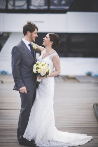 New York Harbor Yacht Cruise Wedding - Lauren Cowart Photography.