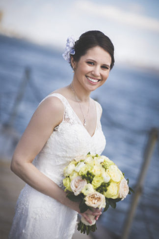 New York Harbor Yacht Cruise Wedding - Lauren Cowart Photography.