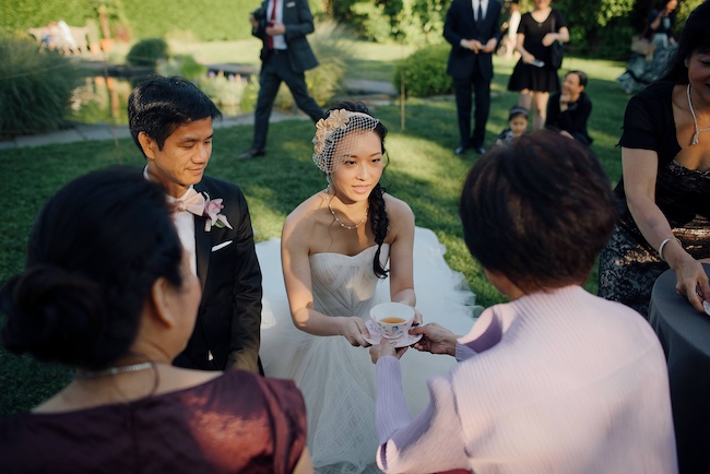 Outdoor Chinese Tea Ceremony Wedding - Ryan Brenizer Photography