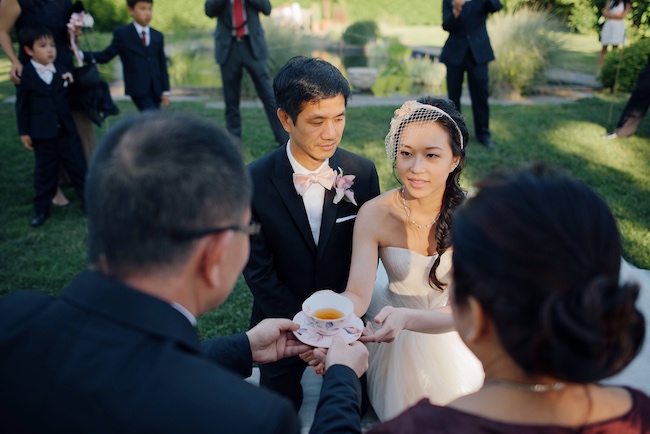 Outdoor Chinese Tea Ceremony Wedding - Ryan Brenizer Photography