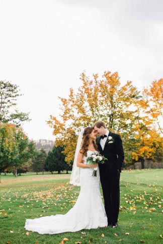 Wonderfully Woodsy Winter Wedding in Purple and Green - Ctg Photography