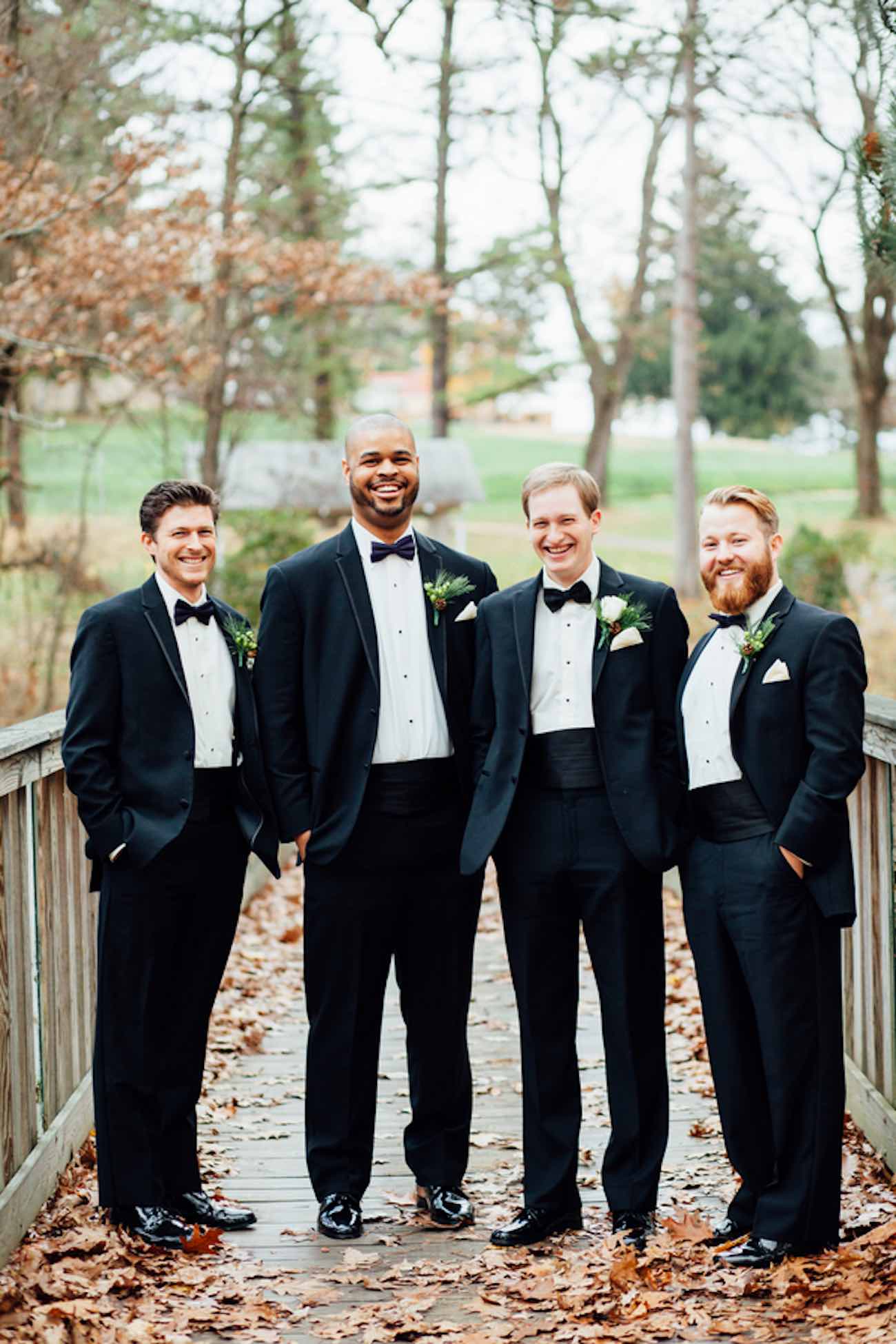 Wonderfully Woodsy Winter Wedding in Purple and Green - Ctg Photography