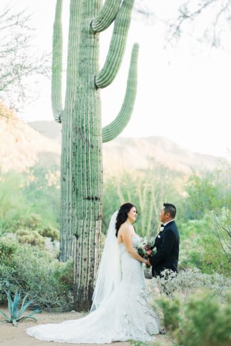 Plum Pink + Gold Arizona Wedding - Jessica Q Photography