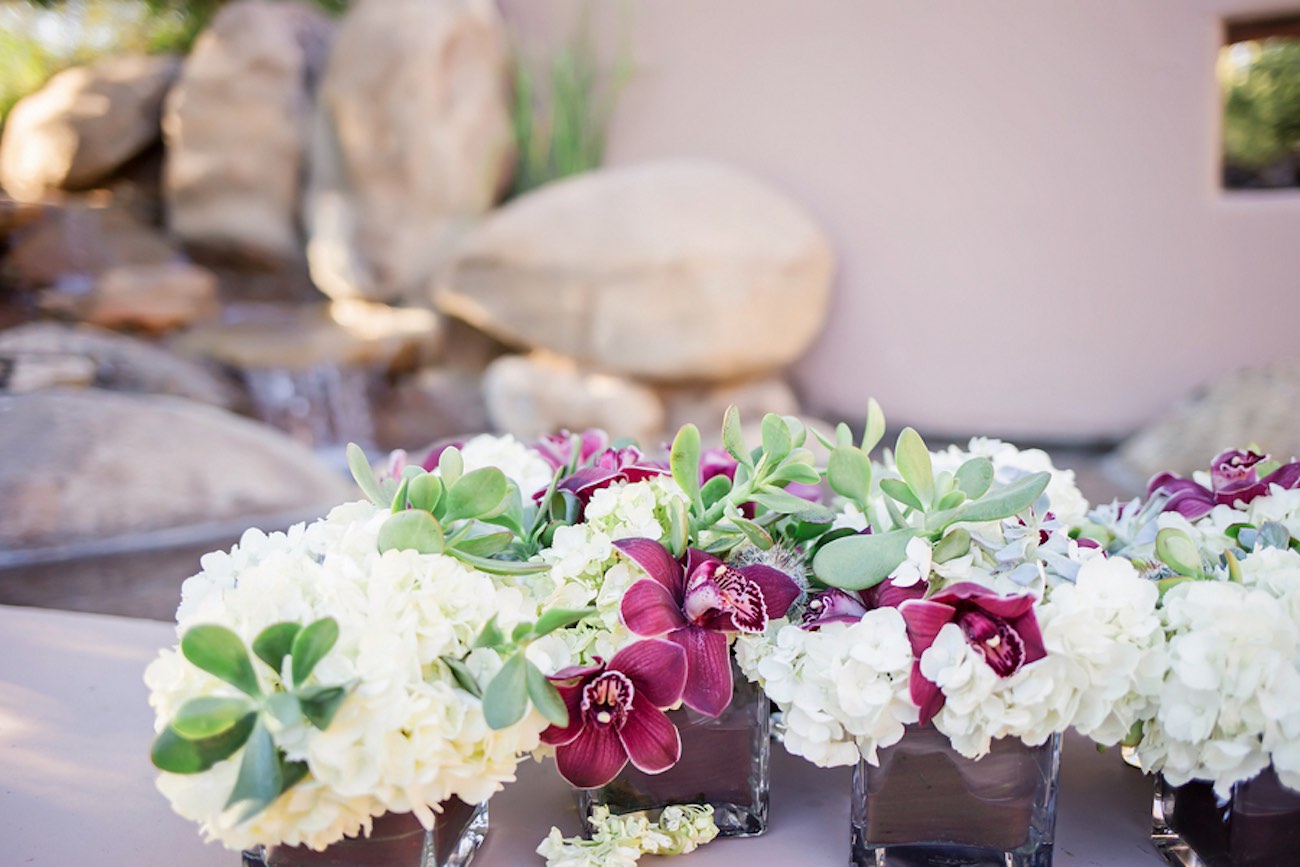 Plum Pink + Gold Arizona Wedding - Jessica Q Photography