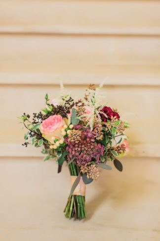 Plum Pink + Gold Arizona Wedding - Jessica Q Photography