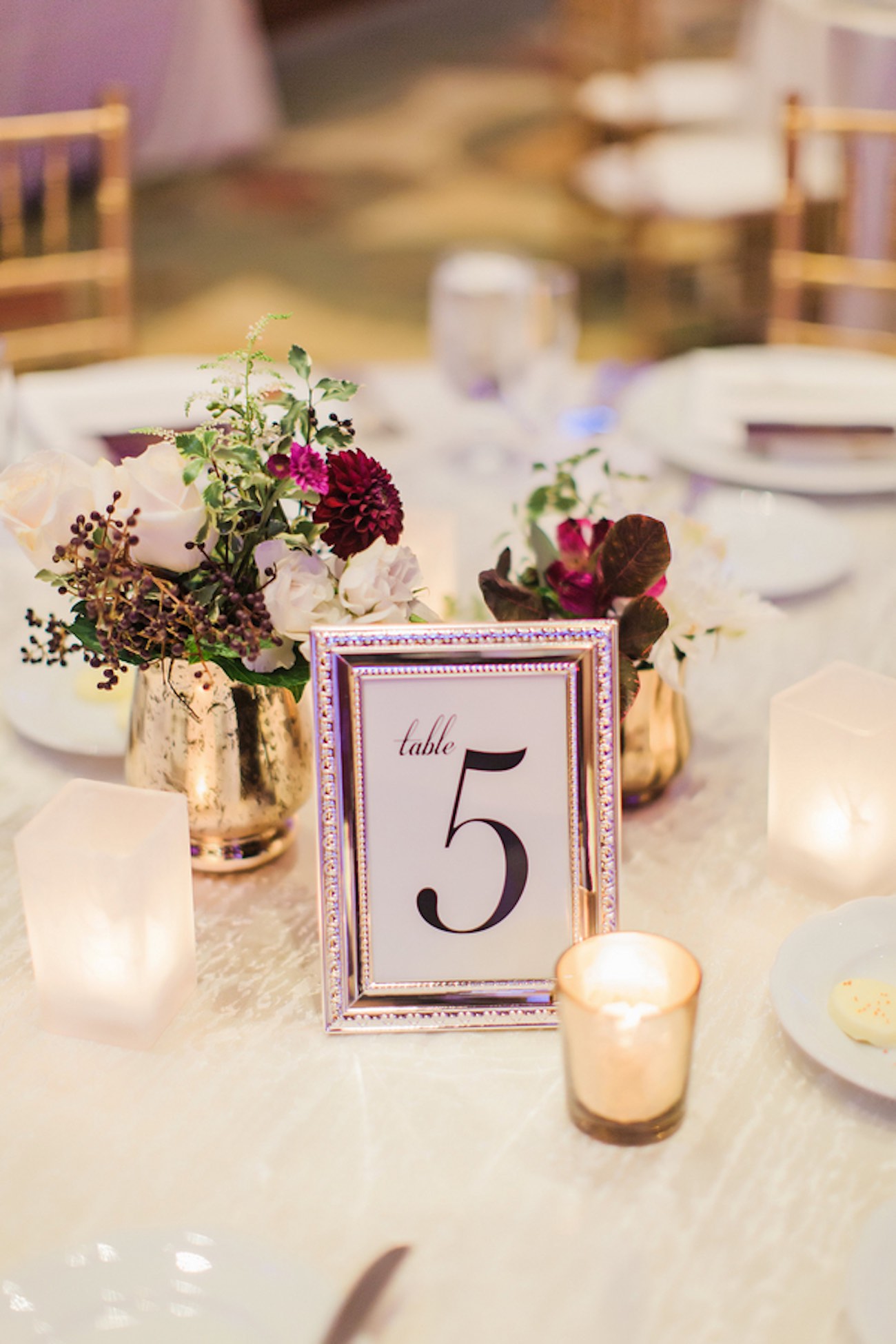 Plum Pink + Gold Arizona Wedding - Jessica Q Photography