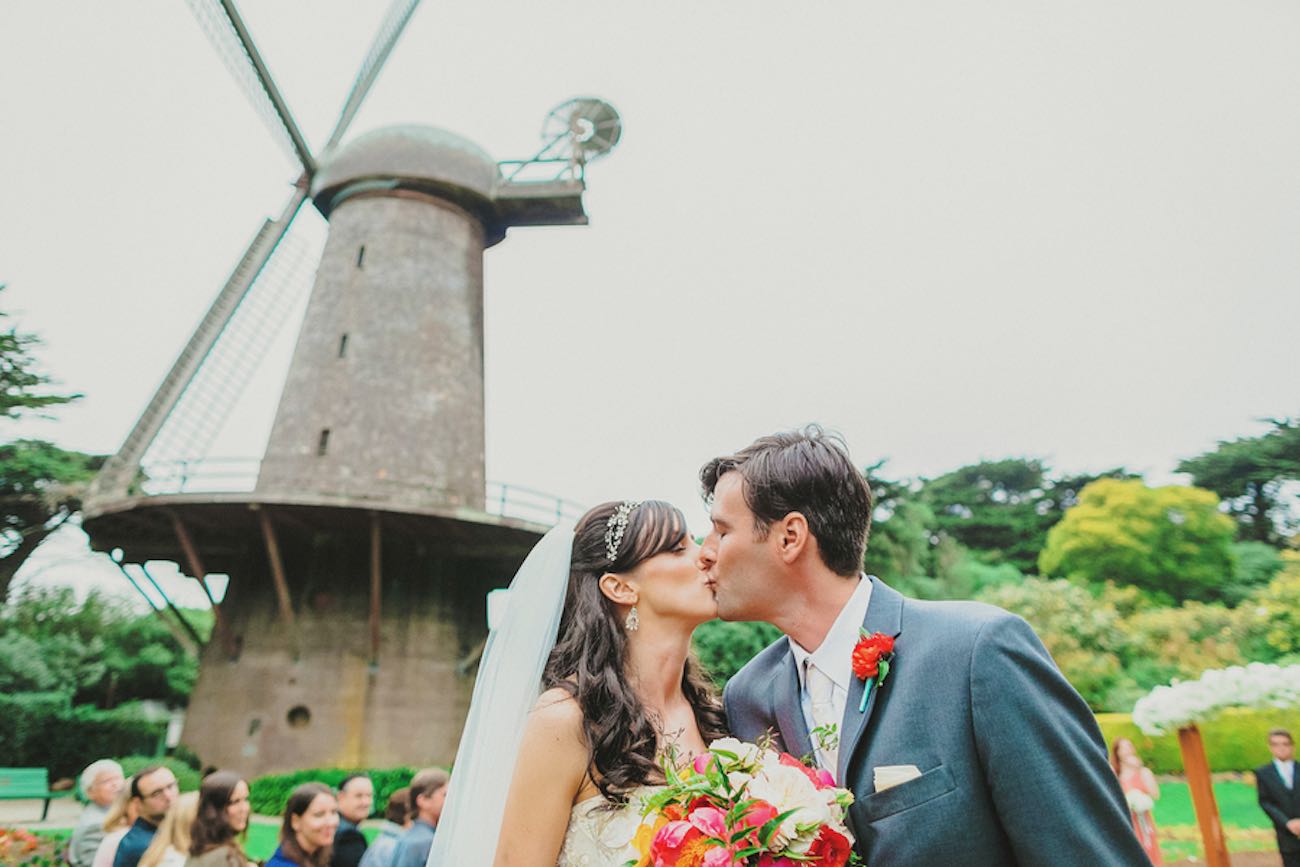 Bright + Colorful Golden Gate Garden Wedding. Pics: Milou + Olin Photography