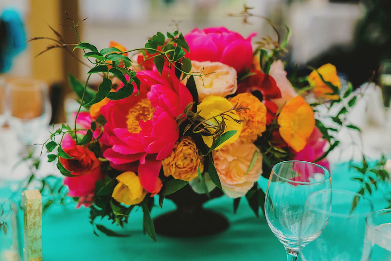 Bright + Colorful Golden Gate Garden Wedding. Pics: Milou + Olin Photography