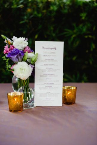 Charming Charleston Wedding at the Historic Aiken House with romantic lavender, purple and gold details. Images: Riverland Studios