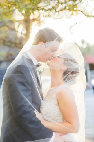 Charming Charleston Wedding at the Historic Aiken House with romantic lavender, purple and gold details. Images: Riverland Studios