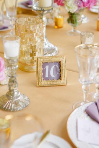 Charming Charleston Wedding at the Historic Aiken House with romantic lavender, purple and gold details. Images: Riverland Studios